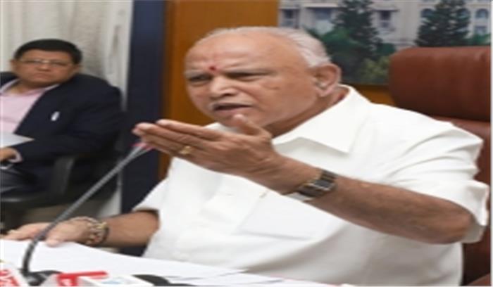 एकजुटता दिखाने के लिए लाइटें बंद कर दीप जलाएं : येदियुरप्पा