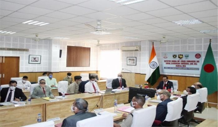 बीएसएफ, बीजीबी ने अपराध और आतंकी कृत्यों से निपटने के लिए की वर्चुअल बैठक