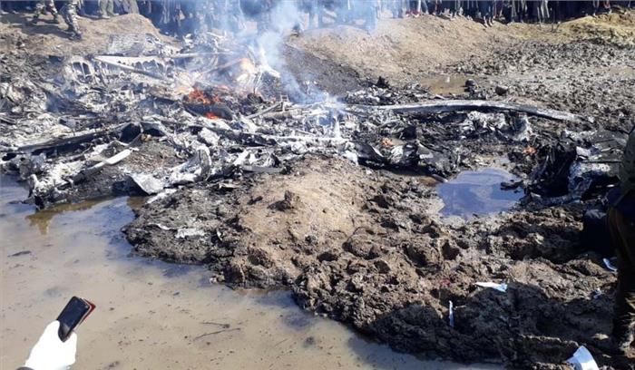 बडगाम में वायुसेना का मिग लड़ाकू विमान क्रैश, 2 पायलटों की मौत