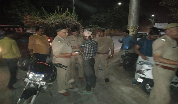 बदमाशों की धड़पकड़ के लिए पुलिस ने चलाया मिशन आल आउट