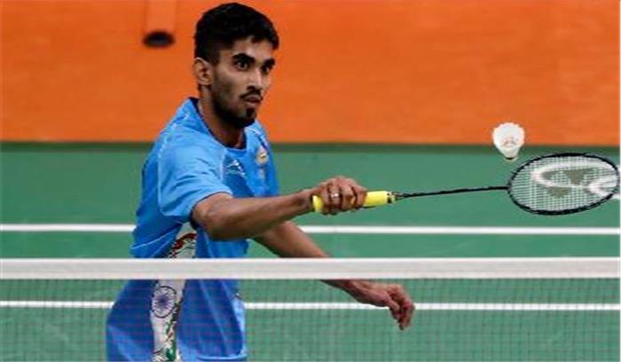 बैडमिंटन : श्रीकांत ने इंडोनेशिया ओपन के क्वार्टर फाइनल में​​​​​​​ किया प्रवेश
