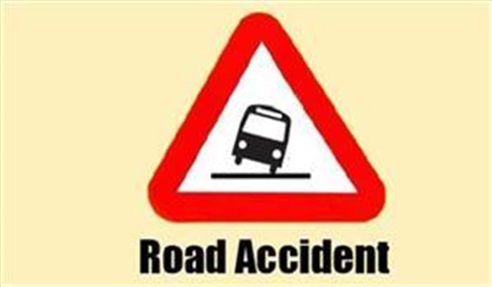 बस की चपेट में आने से एक युवक की मृत्यु