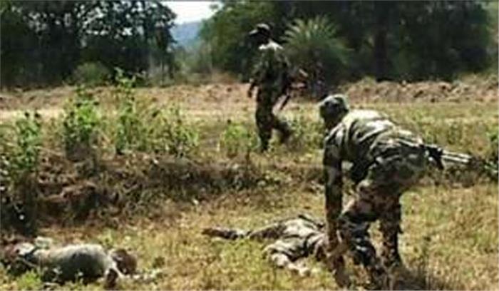 ओडिशा में पुलिस के साथ मुठभेड़ में 7 नक्सली ढेर​​​​​​​