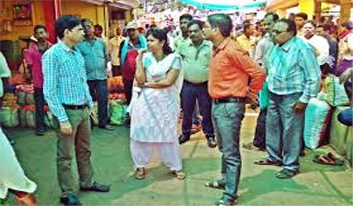 कलेक्टर किरण कौशल ने बुधवारी बाजार व्यवस्थापन का लिया जायजा