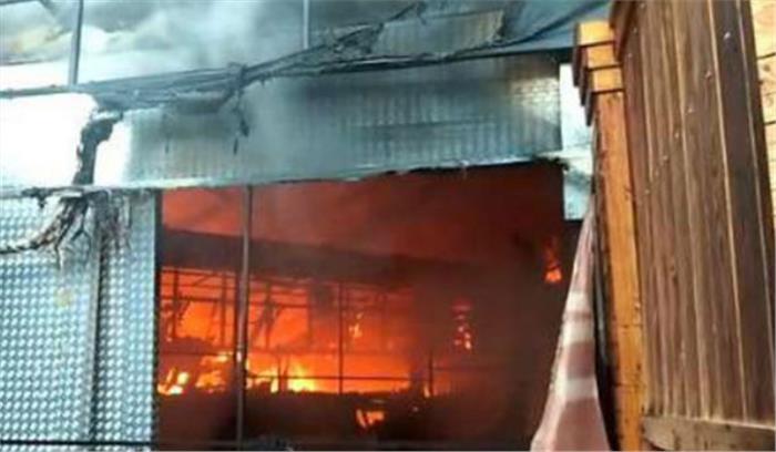 बेंगलुरू के इनोवेटिव फिल्म सिटी में लगी भीषण आग