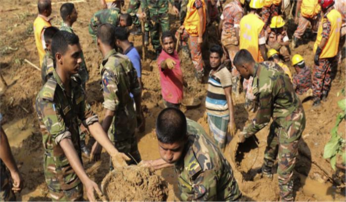 बांग्लादेश : बाढ़ व भूस्खलन में मरने वालों की संख्या हुई 151