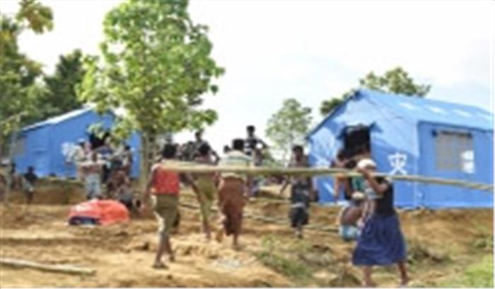 बांग्लादेश में रोहिंग्या शिविरों की तारबंदी शुरू