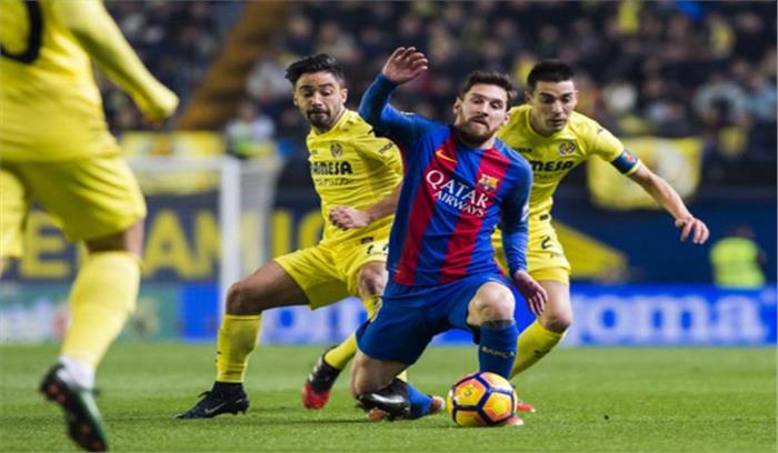 स्पेनिश लीग में बार्सिलोना ने विलारियल को दी मात