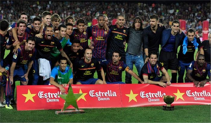 बार्सिलोना ने कापेकोइंस को हरा जीती जोआन गेम्पर फुटबाल ट्रॉफी