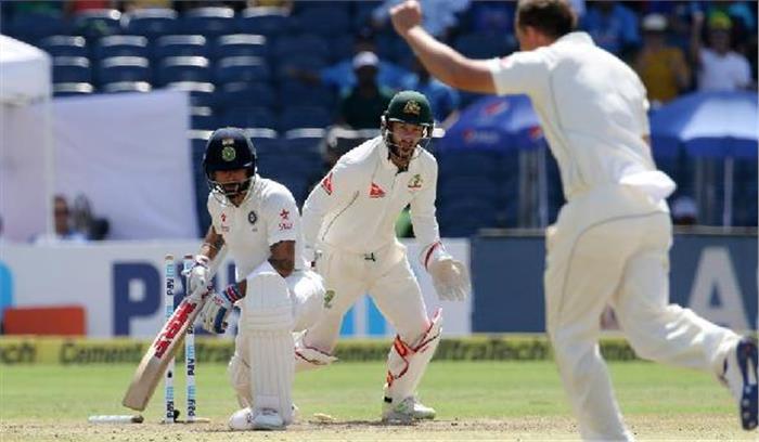 बेगंलुरू टेस्ट : दूसरे सत्र में भारत ने गंवाए 3 विकेट  