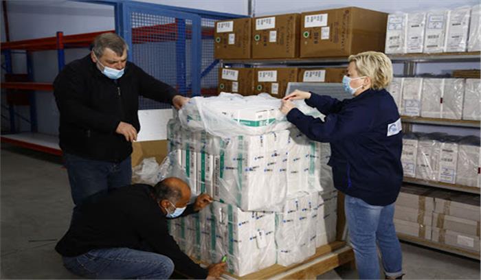 चीन से खरीदे गए कोविड-19 टीके जॉर्जिया पहुंचे