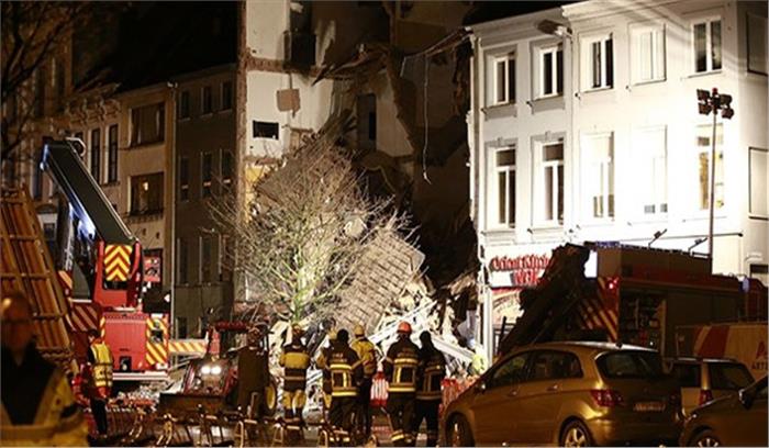 बेल्जियम में विस्फोट से तीन इमारतें ढहीं, 2 की मौत 