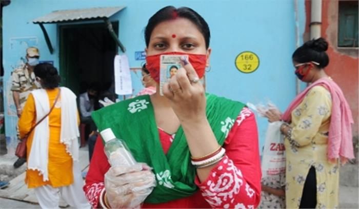 बंगाल उपचुनाव शांतिपूर्ण तरीके से संपन्न, भवानीपुर में 53.32 फीसदी मतदान