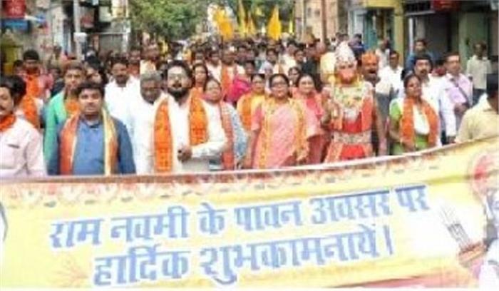 बंगाल : रामनवमी पर तृणमूल और भाजपा ने दिखाई ताकत