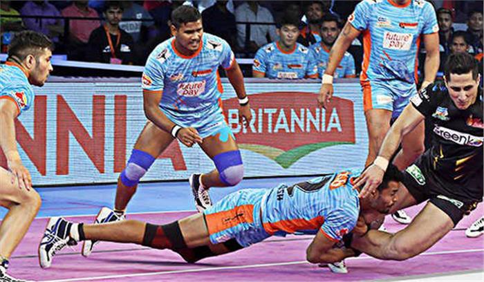 बंगाल वारियर्स ने रोका टाइटंस का विजय रथ