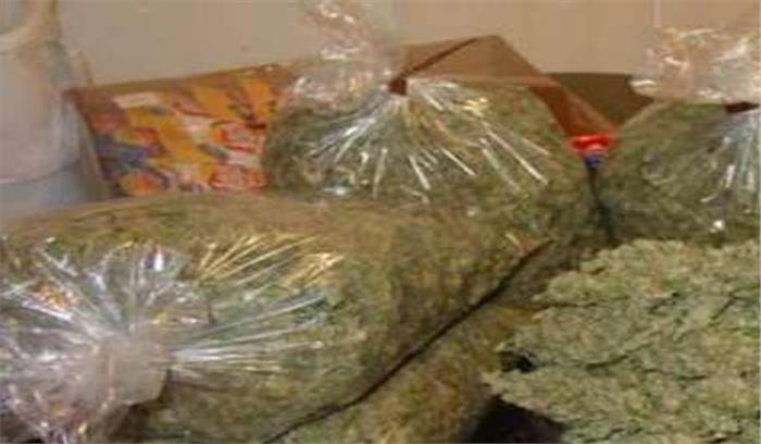 बंगाल : 16 लाख का गांजा बरामद