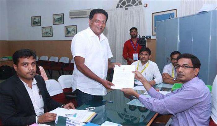 निर्दलीय चुनाव लड़ने के लिए अभिनेता प्रकाश राज ने भरा पर्चा