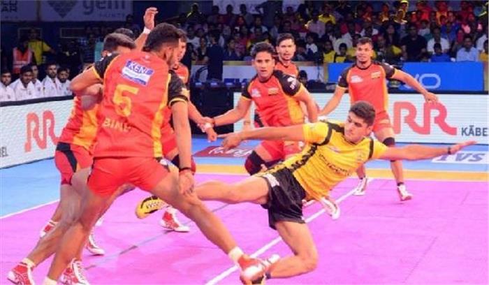 प्रो कबड्डी लीग: बेंगलुरू ने किया  बंगाल को पस्त