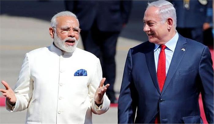 पीएम मोदी और बेंजामिन नेतन्याहू का गुजरात में रोड शो