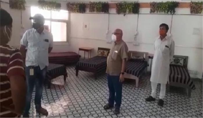 बैतूल के भाजपा दफ्तर को कोविड केयर सेंटर में बदला गया