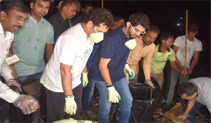 प्रधानमंत्री मोदी ने सचिन और आदित्य ठाकरे के सफाई अभियान को सराहा