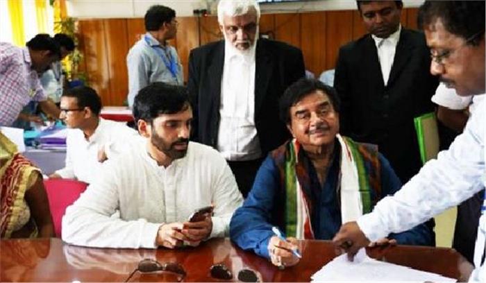 पटना साहिब से शत्रुघ्न सिन्हा ने दाखिल किया नामांकन