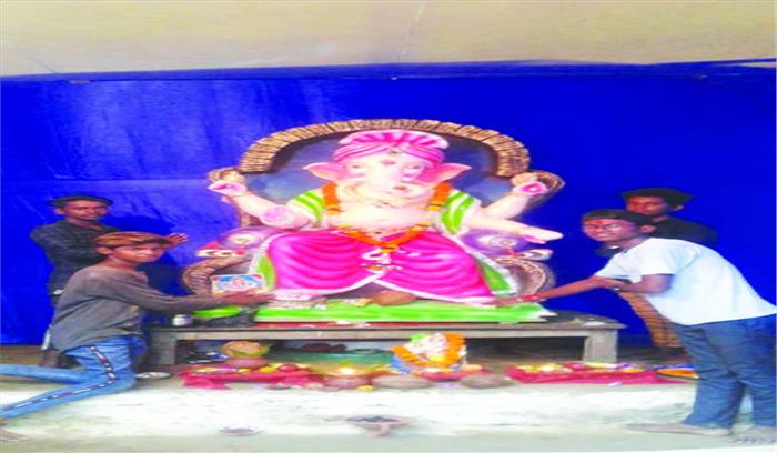 नगर में गणेशोत्सव की धूम