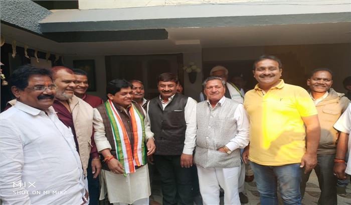 शिव डहरिया का भाटापारा में भव्य स्वागत