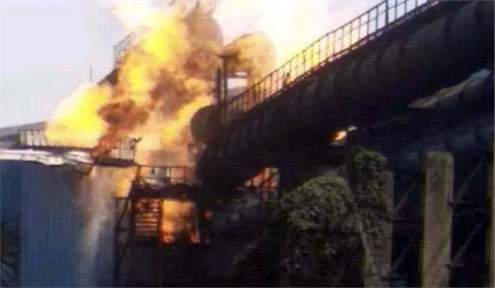 भिलाई इस्पात संयंत्र में गैस रिसाव से लगी आग से 12 की मौत भिलाई इस्पात संयंत्र में गैस रिसाव से लगी आग से 12 की मौत