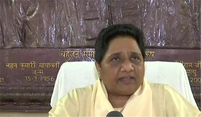 अंबेडकर की मूर्ति तोड़ने पर भड़कीं मायावती कहा- बीजेपी वोटबैंक की राजनीति कर रही