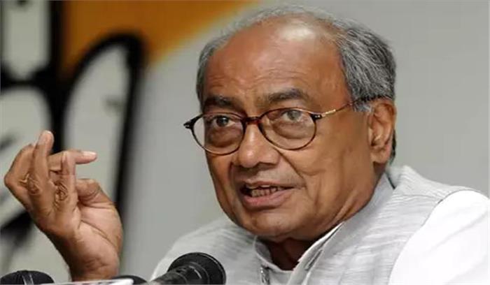 जासूसी मामले में पकड़ाए लोग बजरंग दल और भाजपा से संबंधित - दिग्विजय