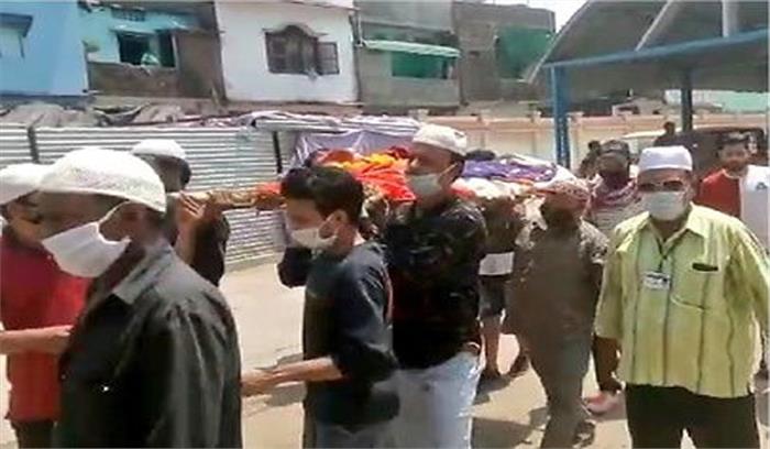 भोपाल में हिंदू महिला की अर्थी को मुस्लिम युवकों ने दिया कंधा