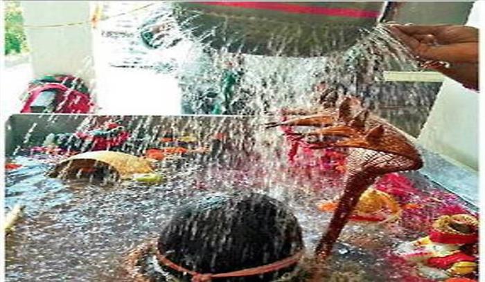 पाकिस्तान पर भारत की जीत के लिए भोपाल में रुद्राभिषेक