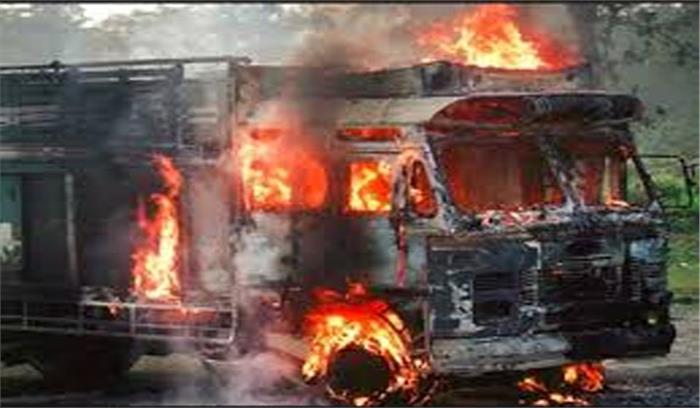 चूनाभट्टी थाना क्षेत्र में एक दर्जन से ज्यादा गाड़ियां जलायी गयीं
