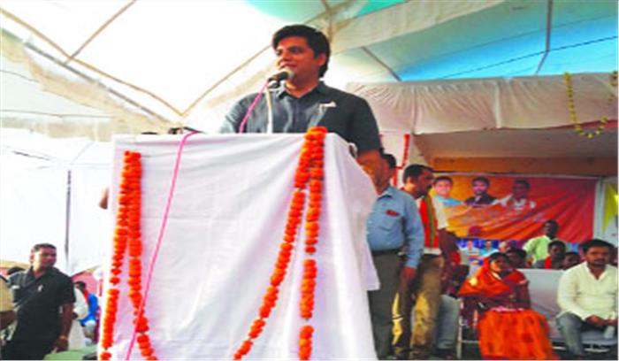 सांसद ने कई गांव में भूमिपूजन व लोकार्पण किया