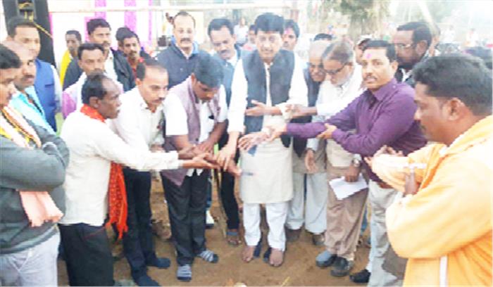 विधायक ने किया विकास कार्यो का लोकार्पण व भूामिपूजन