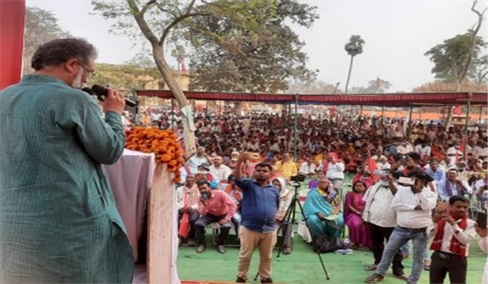 बिहार : किसान महापंचायत में किसान आंदोलन को गांव-गांव फैला देने का लिया गया संकल्प