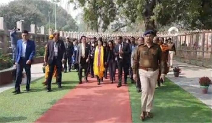 बिहार : वियतनाम की उपराष्ट्रपति ने महाबोधि मंदिर में पूजा की