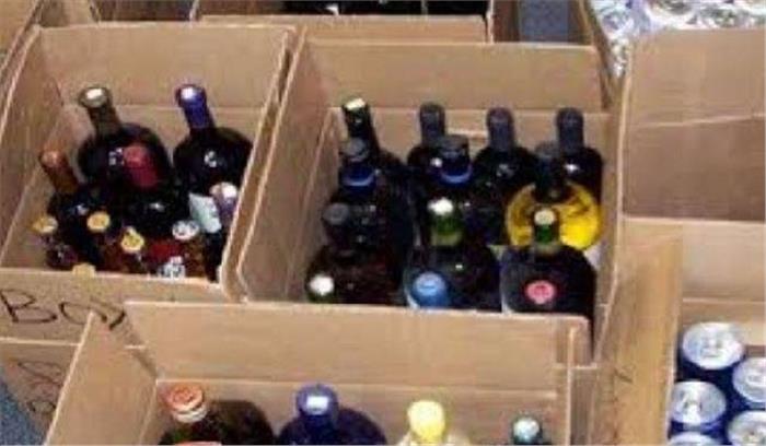बिहार में 84 कार्टन विदेशी शराब बरामद , 4 गिरफ्तार