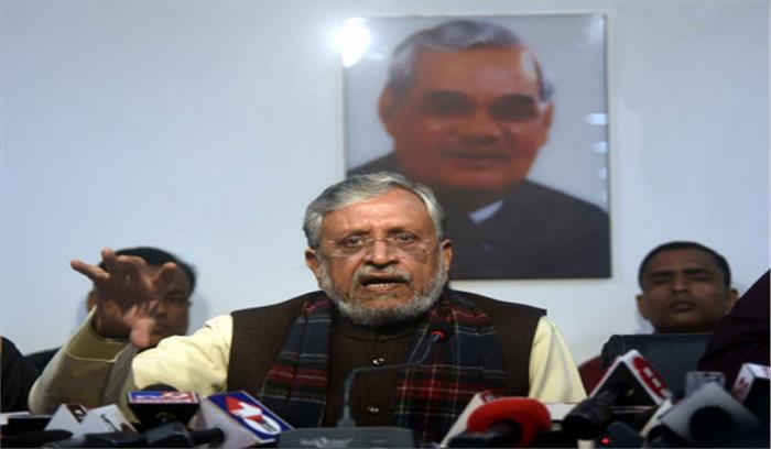 बिहार में राजस्व संग्रह में 82.29 फीसदी की कमी : सुशील मोदी