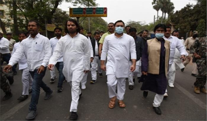 बिहार विधानसभा में हंगामा, अध्यक्ष कक्ष के बाहर विपक्ष का धरना, विधायकों और सुरक्षाकर्मियों में हाथापाई