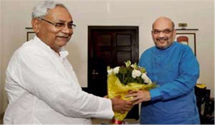 नीतीश कुमार ने अमित शाह को दी जन्मदिन की बधाई
