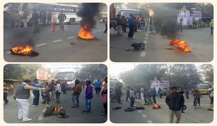  रालोसपा नेताओं की पिटाई के विरोध में बिहार बंद का आवागमन पर असर