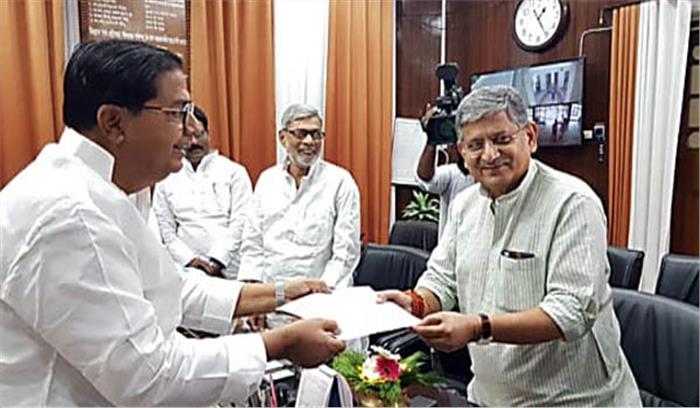 लोकसभा का सदस्य ललन सिंह ने विधान परिषद की सदस्यता से इस्तीफा दिया