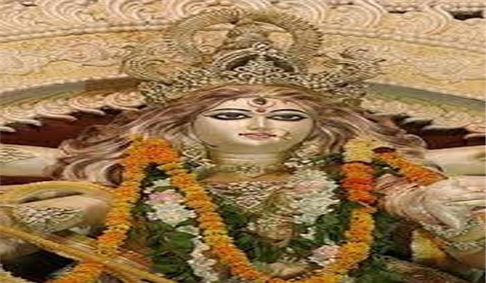 अष्टधातु निर्मित मां दुर्गा की मूर्ति चोरी
