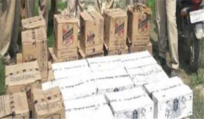 बिहार में भारी मात्रा में विदेशी शराब बरामद,  छह लोग गिरफ्तार