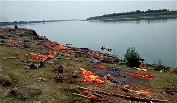 बिहार : बक्सर में गंगा नदी से 30 शव बरामद, जिलाधिकारी का दावा, सभी शव बहकर आए