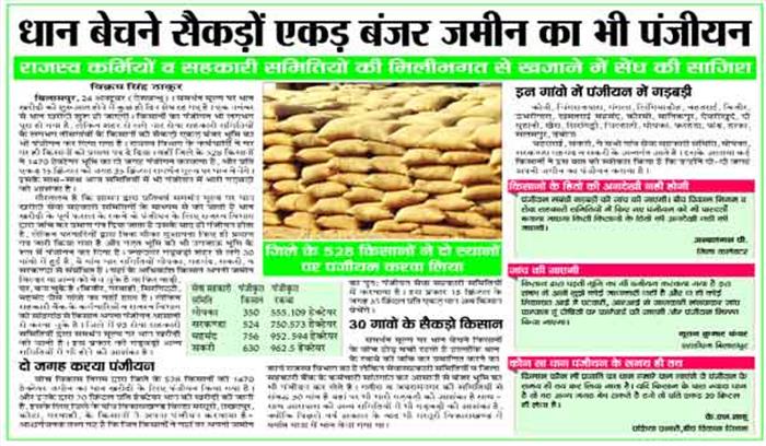 शासन का फरमान, किसानों की मुसीबत,धान खरीदी के लिए केवल 27 दिन शेष