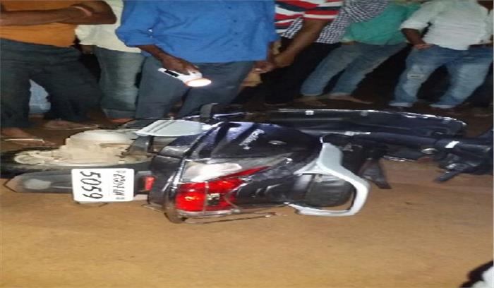 बोलेरो व स्कूटी में भिड़ंत, दो की मौत