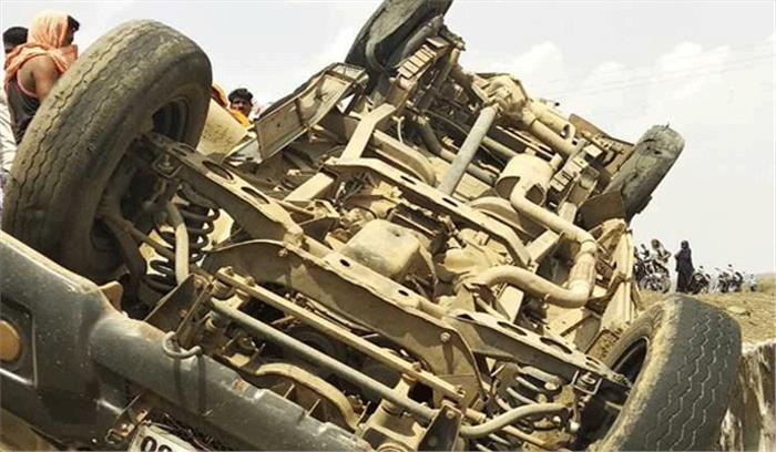 जौनपुर में बोलेरो पलटी एक की मौत , चार घायल